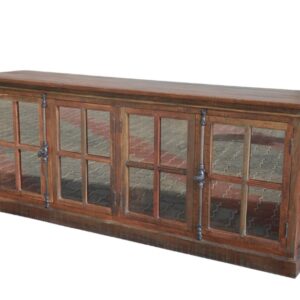 4 GLASS DOOR CABINET