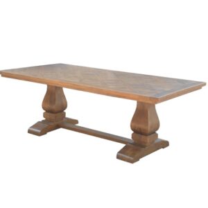 DINING TABLE WITH PEDESTAL BASE