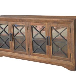 4 GLASS DOOR SIDEBOARD