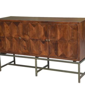 3 DOOR CONSOLE CABINET