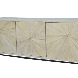 3 DOOR SIDEBOARD WITH IRON BASE